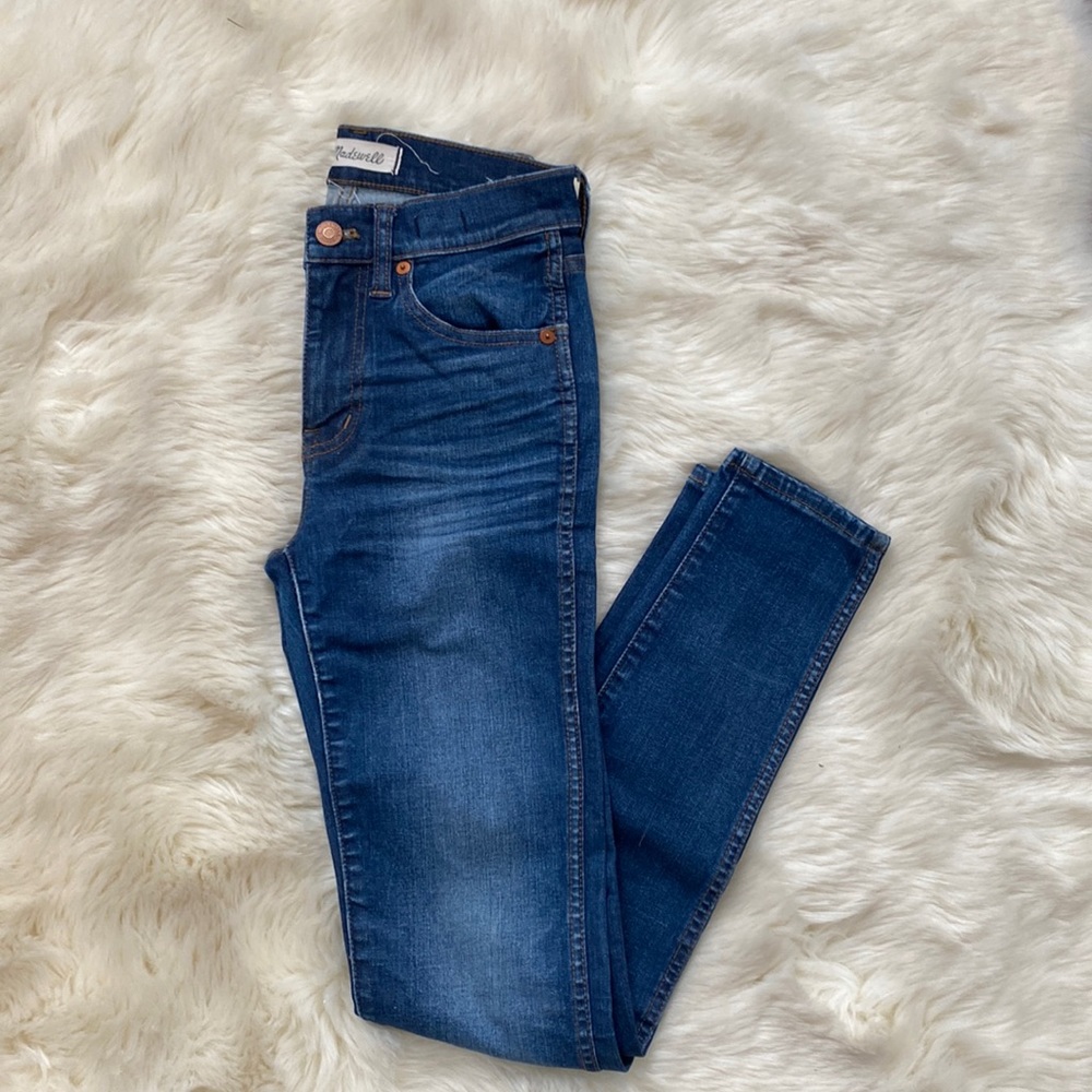 Madewell high wasted skinny jeans